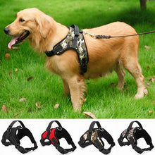 Cargar imagen en el visor de la galería, Nylon Heavy Duty Dog Pet Harness Collar Adjustable Padded Extra Big Large Medium Small Dog Harnesses vest Husky Dogs Supplies
